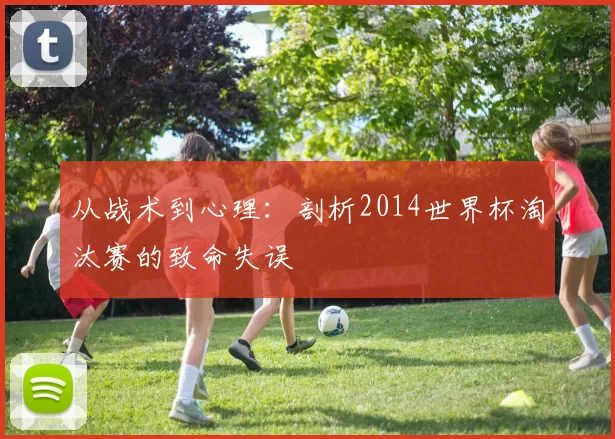 从战术到心理：剖析2014世界杯淘汰赛的致命失误