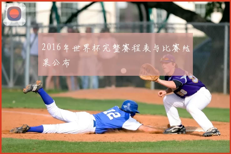 2016年世界杯完整赛程表与比赛结果公布