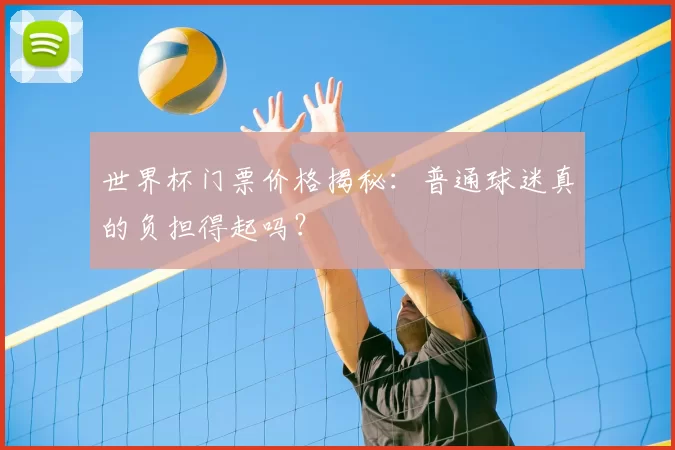 世界杯门票价格揭秘：普通球迷真的负担得起吗？