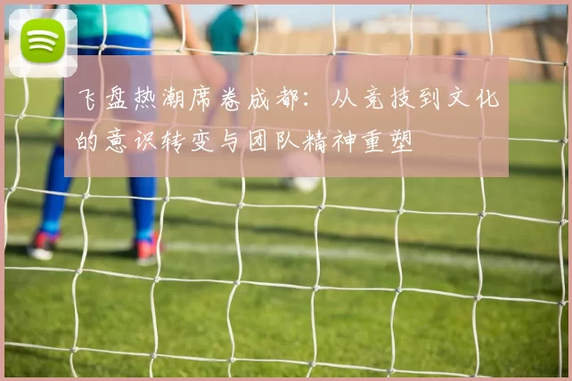 飞盘热潮席卷成都：从竞技到文化的意识转变与团队精神重塑